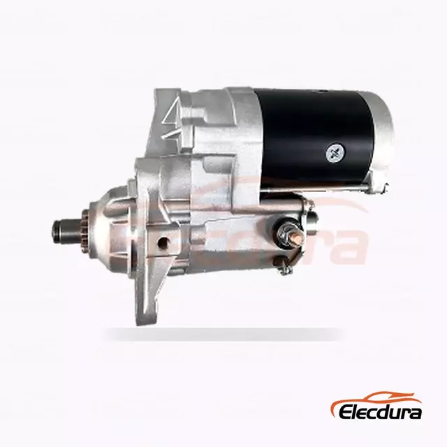 228000-7380 Cummins 6CT8.3 Starter Motor, 24V 7.5kW 10 Teeth, Rear Terminal View