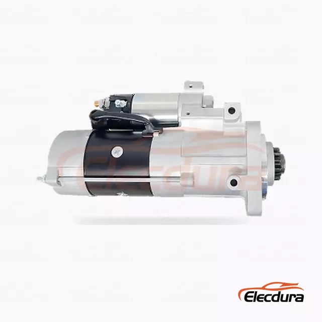 01183746 Motor de arranque para cosechadora Deutz-Fahr serie 5600, 12 V, 4,7 kW, 12 dientes, vista del terminal trasero