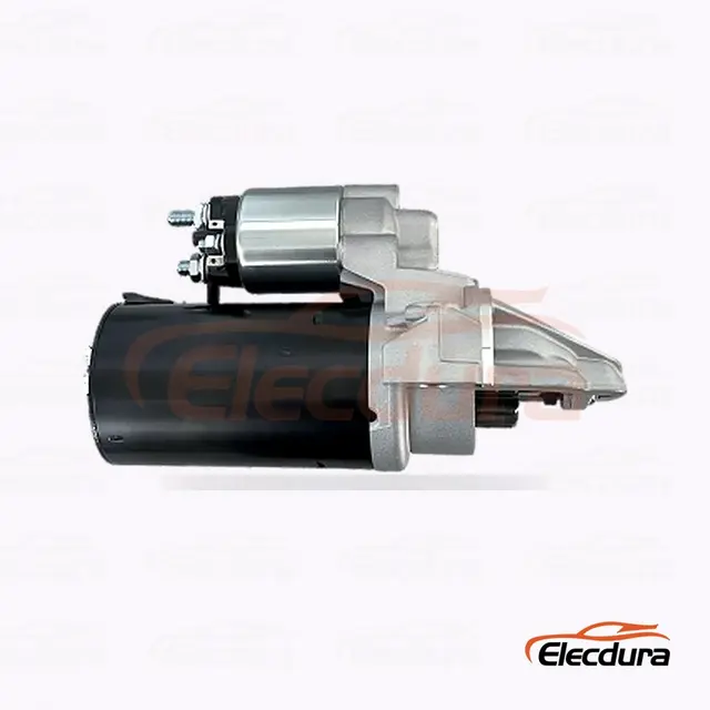 33243 Ford V348 Starter Motor, 12V 2kW 12 Teeth, Complete Side View