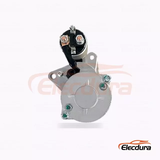 36100-42C10 Hyundai 4D52 D4BB Starter Motor, 12V 2kW 9 Teeth, Rear Terminal View