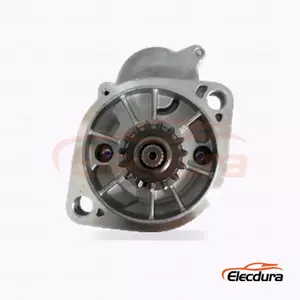 0280007640 John Deere Starter Motor, 12V 1.0kW 15 Teeth, Complete Side View