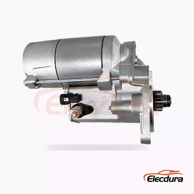 8-97112-865-2 Isuzu C240 and 4JB1 Diesel Starter Motor, 12V 2.0kW 9 Teeth, Rear Terminal View