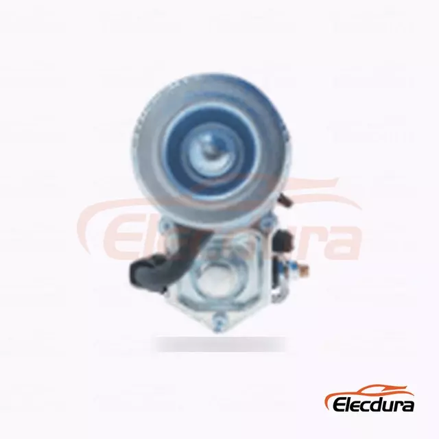 128000-7300 Yanmar 3TNV88 Diesel Equipment Starter Motor, 12V 2.0kW 15 Teeth, Rear Terminal View