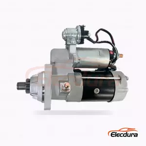 5340058 Cummins 215VS/ 920E Starter Motor, 24V 4.5kW 10 Teeth, Complete Side View
