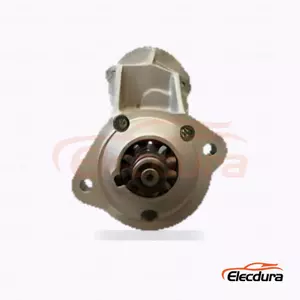 19872-63013 Kubota D1402 Starter Motor Wholesale 24V, Drive-End Front View